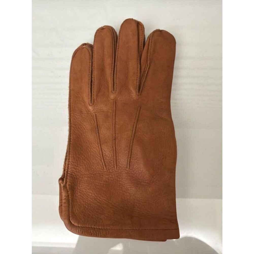 L.L. Bean Sta-Soft Deer Skin Men’s Leather Gloves Size L